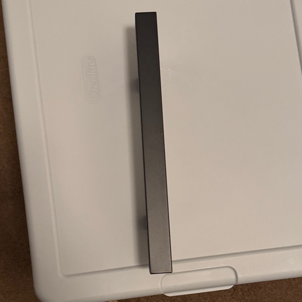 Sleek Black Drawer Handle